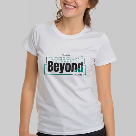 The "Beyond the Limits" Typographic T-Shirt – Premium Minimalist Tee