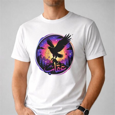 "Uqaab" Eagle Graphic T-Shirt – Premium Neo-Traditional Tee