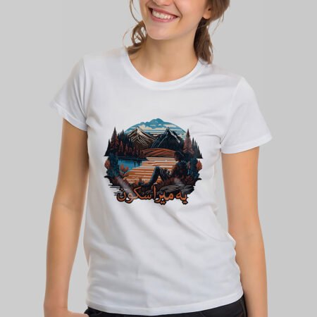 The "Ye Mera Sukoon" Serenity Graphic T-Shirt – Premium Neo-Traditional Tee (Women's Edition)