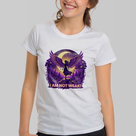 The "I Am Not Weak" Empowerment Graphic T-Shirt – Premium Neo-Traditional Tee